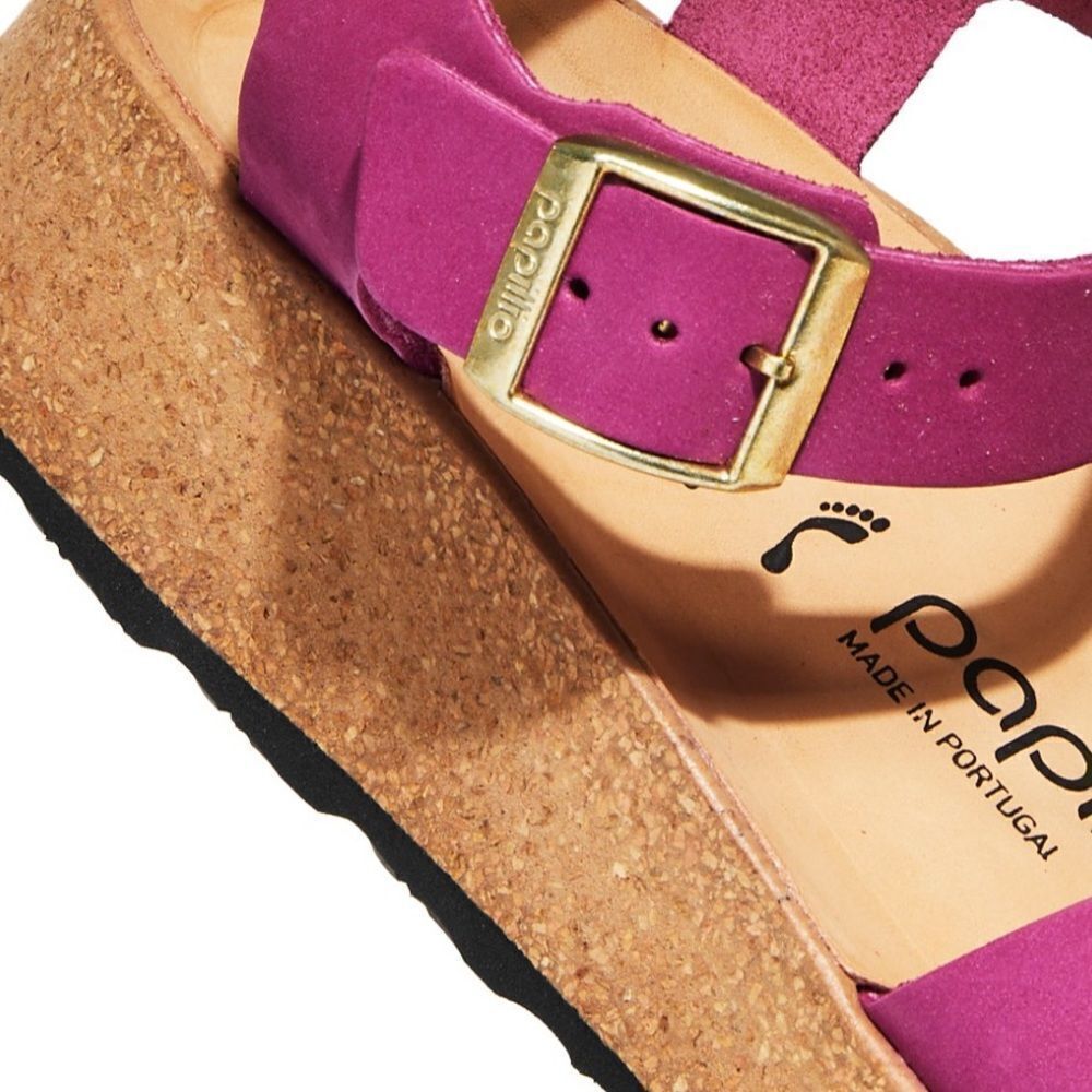 Birkenstocks Papillio Glenda Womens Size 40/9 Narrow Beach Sandals Boysenberry - Picture 9 of 10